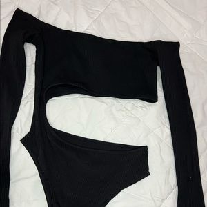 Small black bodysuit
